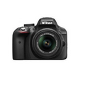 Nikon D3300 SLR Camera w/ 18-55 Mm VR-II Lens & SD Card - Black